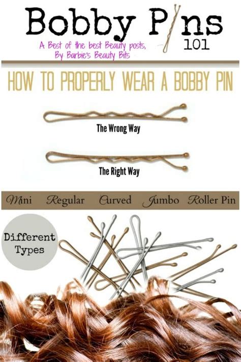How To Properly Use A Bobby Pin Bobby Pins Beauty Face Women Beauty
