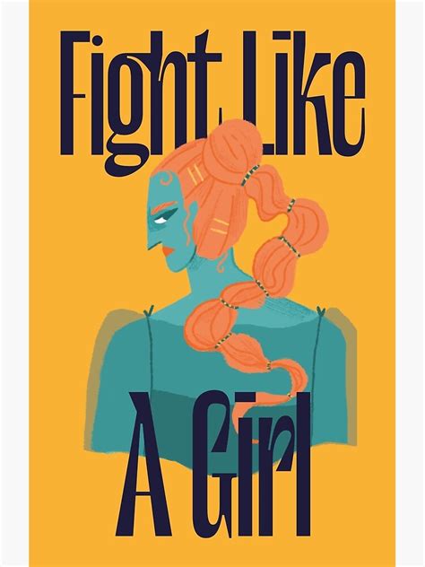 Penthesilea Fight Like A Girl Sticker Poster By Zaehel Redbubble