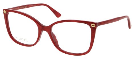 Les lunettes pour femme oakley® sont adaptées à n'importe quel style. Lunettes de vue GUCCI GG 0026O 004 53/17 Femme Rouge ...
