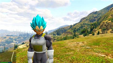 Download it now for gta san andreas! Vegeta GTA 5 Mod Dragon Ball Z Super Saiyan God Blue - YouTube