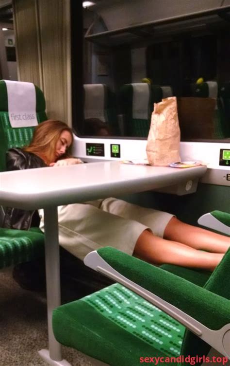 Sexy Candid Girls Tall Candid Girl Asleep In A Public Train Item