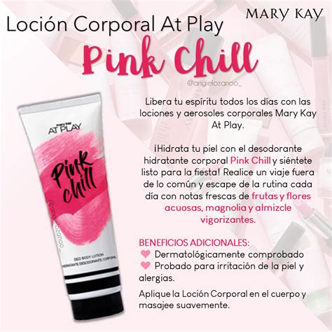 Loción Corporal Pink Chill Mary Kay Cremas Mary Kay Mary Kay At Play