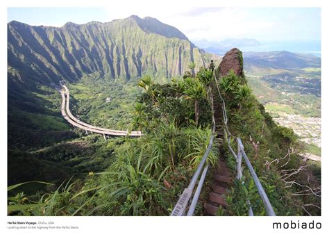 Haiku Stairs Voyage Oahu Usa The Haiku Stairs Also Known As The