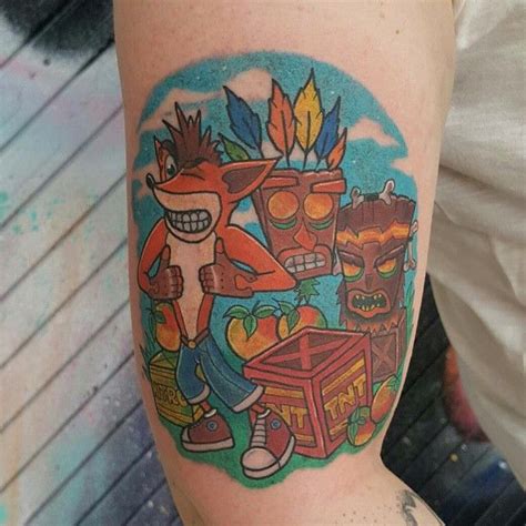 Crash Bandicoot Regresa Al Ps4 Y Estos Son Tatuajes Inspirados En él