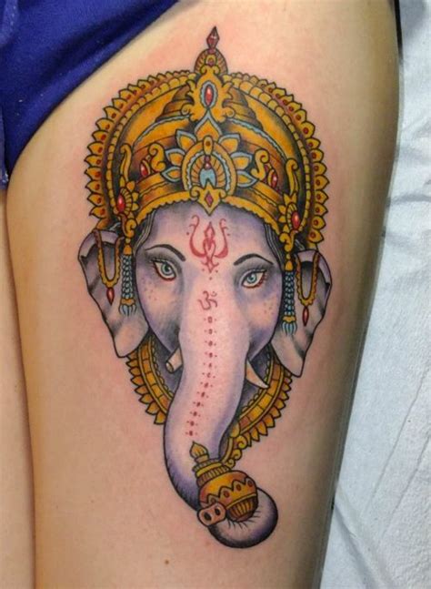 So, by having lord ganesha's image tattooed on their body people believe that they will carry food luck with them forever and lord ganesha will remove any obstacle that will comes in their lives. Lord Ganesha Tattoos Designs and Ideas - Tattoosera