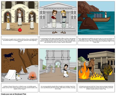 The Iliad Storyboard Storyboard Por Elisexists