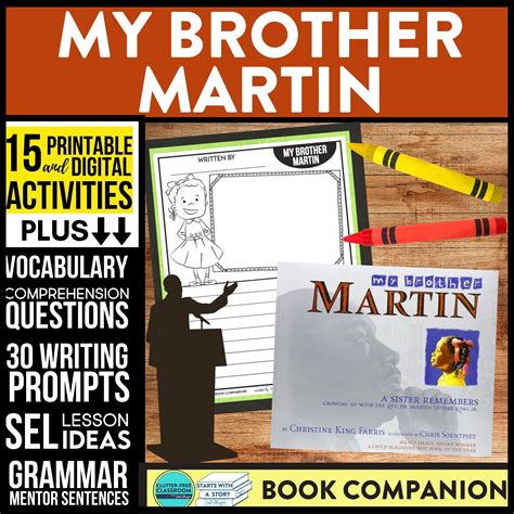 My Brother Martin Activities And Lesson Plans For 2024 Clutter Free