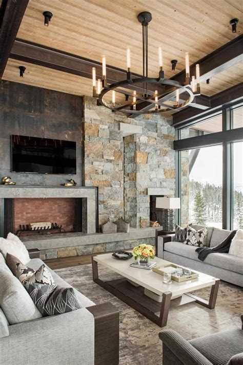 Mountain Peek Modern Rustic Home In Montana Wowow Home