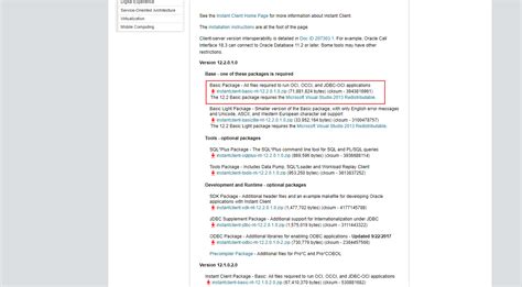 Sometimes basic things like installing the latest oracle instantclient on the pcs of all of your copy of the writeup i did to install the latest 11g oracle instantclient basic and instantclient sqlplus on i will have to install an oracle server on my pc so that i can connect my client to it…….oh how stupid i. download oracle instant client basic pack | Manjaro dot site