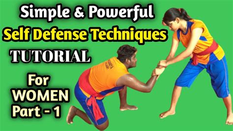 self defense techniques tutorial for women part 1 youtube