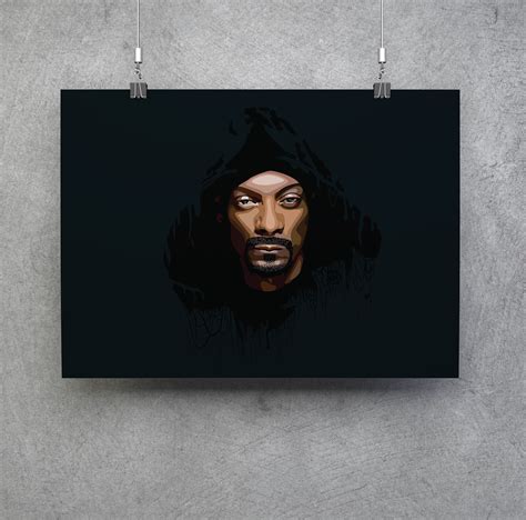 Snoop Dogg Vector Portrait Behance