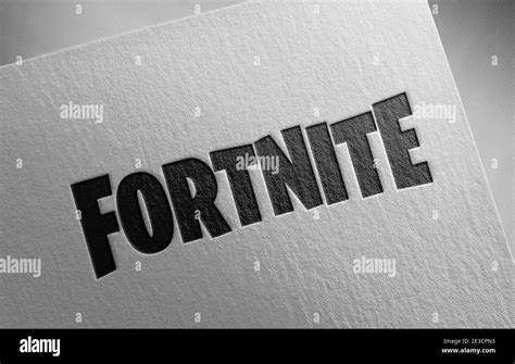 Fortnite Logo Black And White Stock Photos And Images Alamy