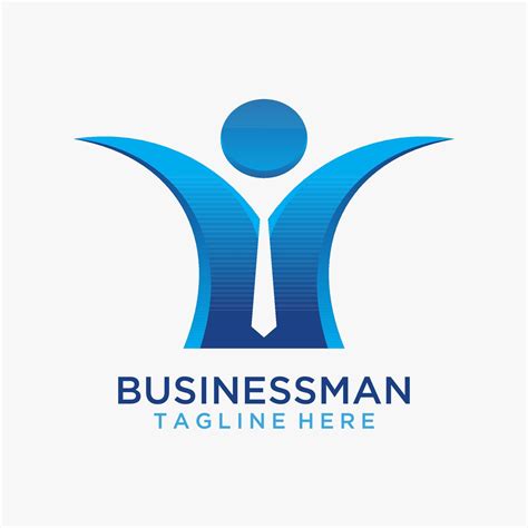 Businessman Logo Design 10066104 Vector Art At Vecteezy