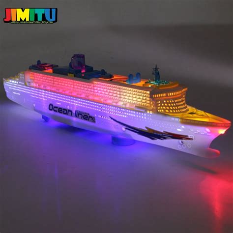 50cm Ocean Liner Ship Light Music Model Flashing Sound Electric Cruises