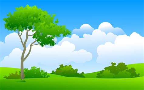 Download Meadow And Tree For Free Art Vectoriel Prairie Arbre