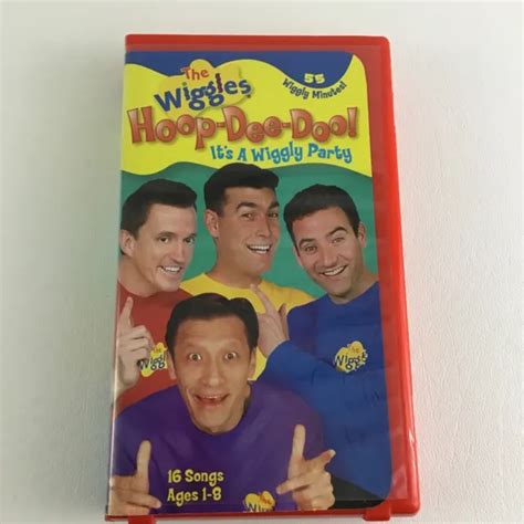 THE WIGGLES VHS Tape Hoop Dee Doo Wiggly Party Sing Along Songs Vintage PicClick