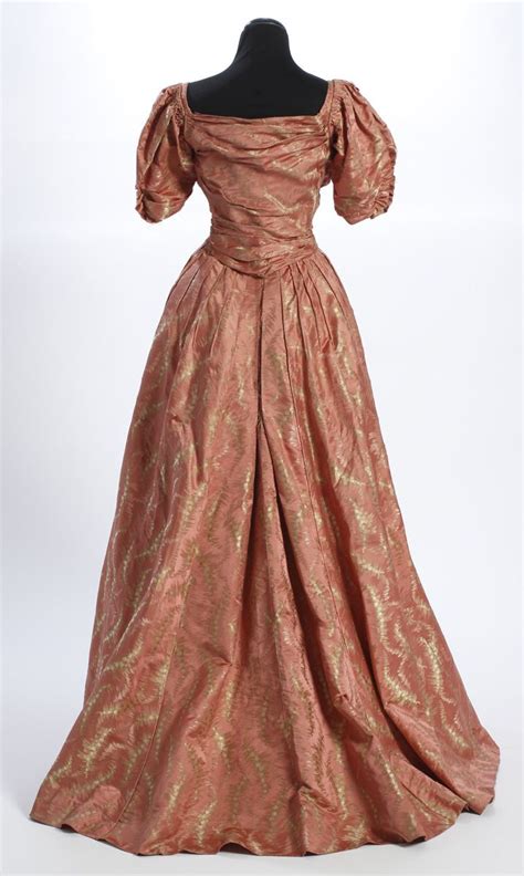 Evening Dress 1890′s Evening Dresses Vintage Historical Dresses