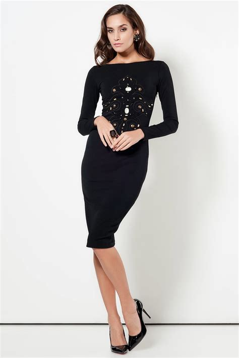 2015fashion Black Evening Dresses Ladies Elegant Day Dress Models In