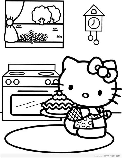 57 ideas of best birthday cake hello kitty 2019  Hello kitty colouring pages, Kitty coloring
