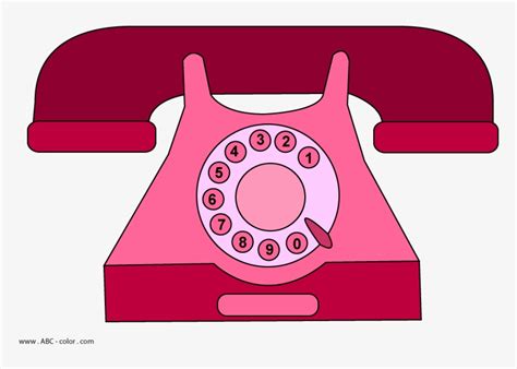 Telephone Clipart Rotary Dial Phone Home Phone Clipart Transparent