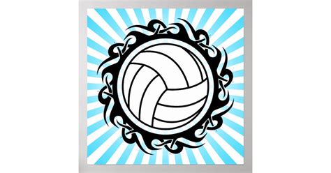 Tribal Volleyball Poster