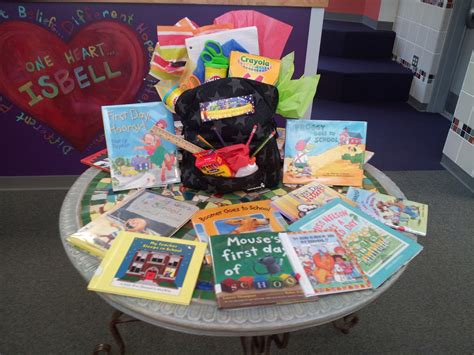 Isbell Library Back To School Displays