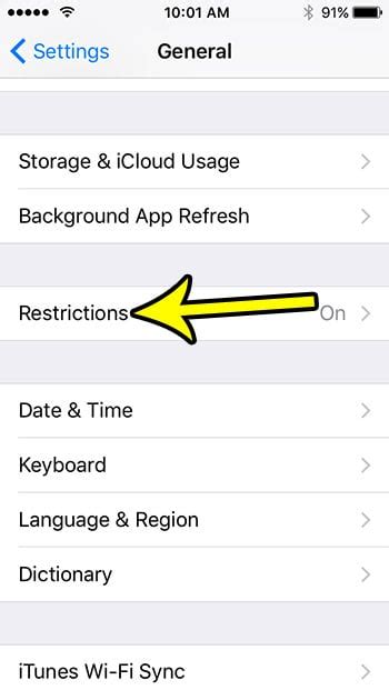 How To Turn Off Restrictions On The IPhone SE Live2Tech