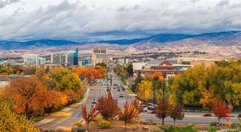 Boise Skyline Panorama Fall 2019 Stitched From 10 Images Flickr