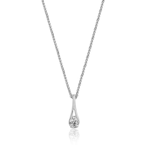 18 Platinum 070ct Diamond Necklace Womens From Avanti Of Ashbourne
