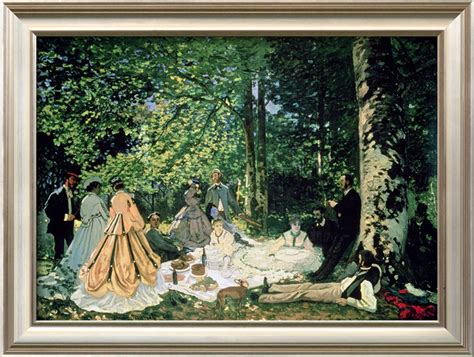 Le Dejeuner Sur L Herbe Claude Monet Painting M P Paintings Com