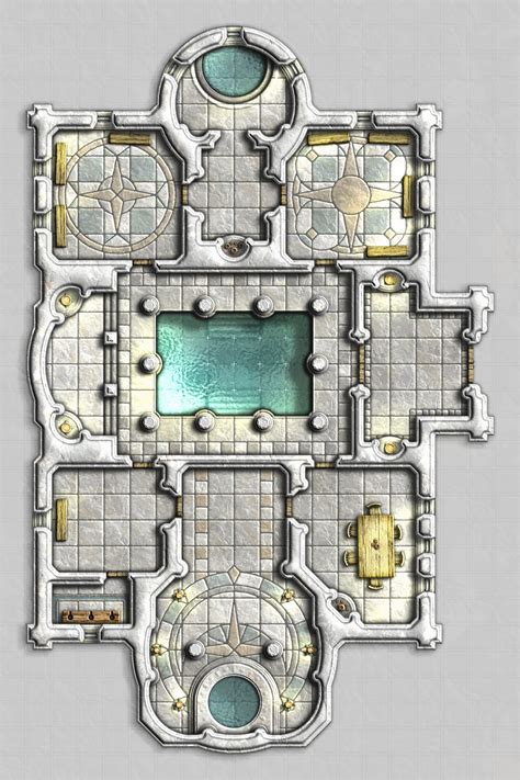 Bath House Urban City 2000 × 3000 Dungeon Tiles Dungeon Maps Bath Map Floorplan Pathfinder