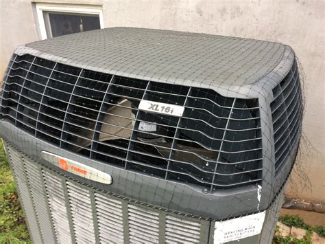 How To Keep Birds From Dying Inside Our Trane Xl16i Heat Pump 3 Years