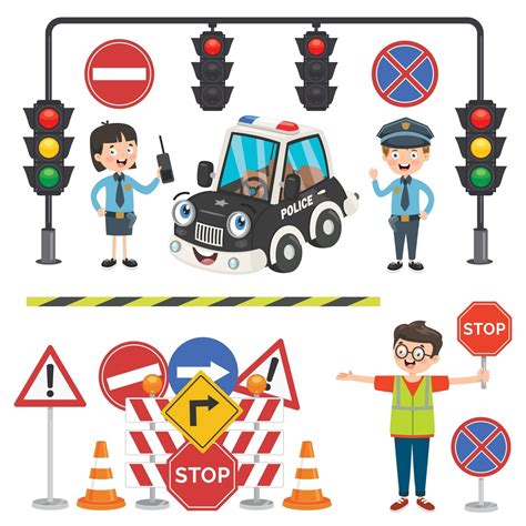 Traffic Concept Drawing 2538959 Vector Art At Vecteezy