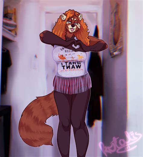Red Panda Girl By Kotalis On Newgrounds