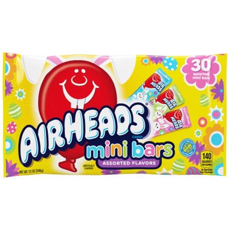Airheads Mini Bars Assorted Easter Candy 30 Ct 12 Oz Smiths Food