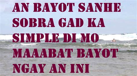Bayot Nga Maarte Lyrics Youtube