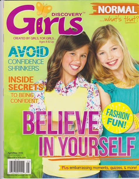 discovery girls magazine april may 2012 books