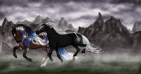 Half On Deviantart Horse Drawing