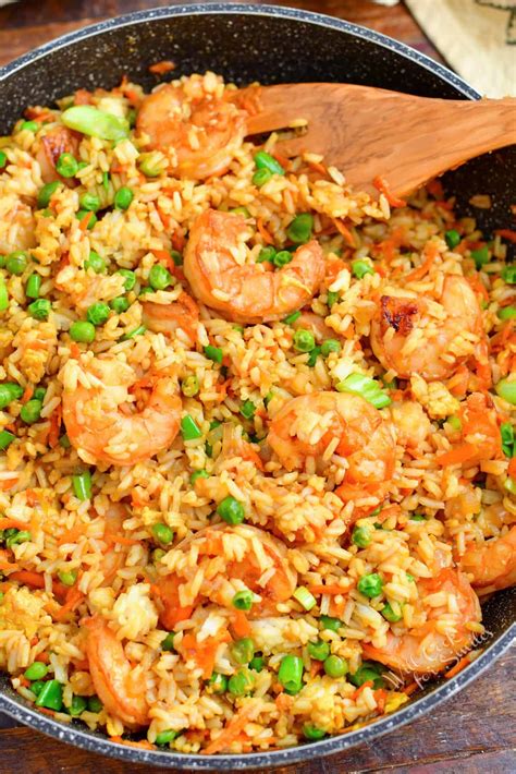 Shrimp Fried Rice Flavorful Easy Fried Rice Recipe With Saut Ed Shrimp