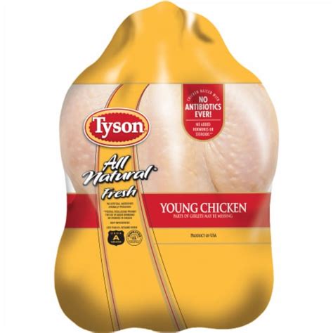 Tyson All Natural Whole Fresh Chicken 1 Lb Kroger
