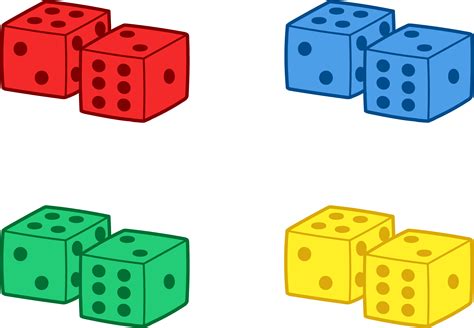 Dice Clipart Board Game Cube Dice Clipart Transparent Png Clip Art