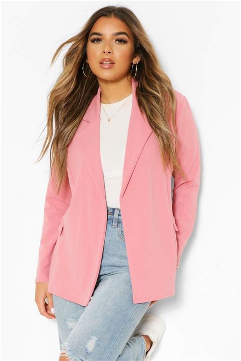Petite Oversized Blazer Blazer Outfits Spring Light Pink Blazer
