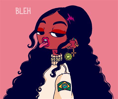 Victrus Bleh Black Girl Art Black Girl Cartoon Afro Art
