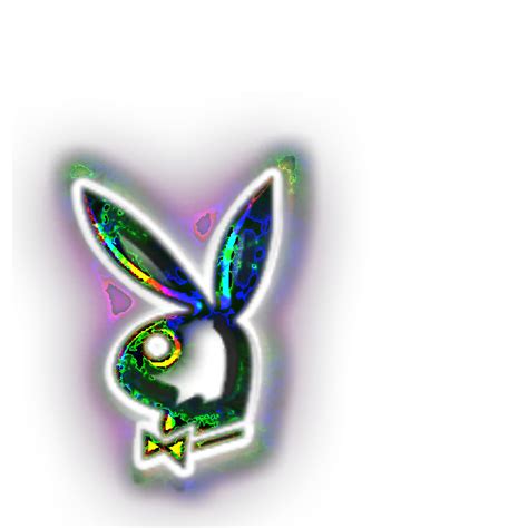 playboybunny colorful transparent colors icons stickers... png image