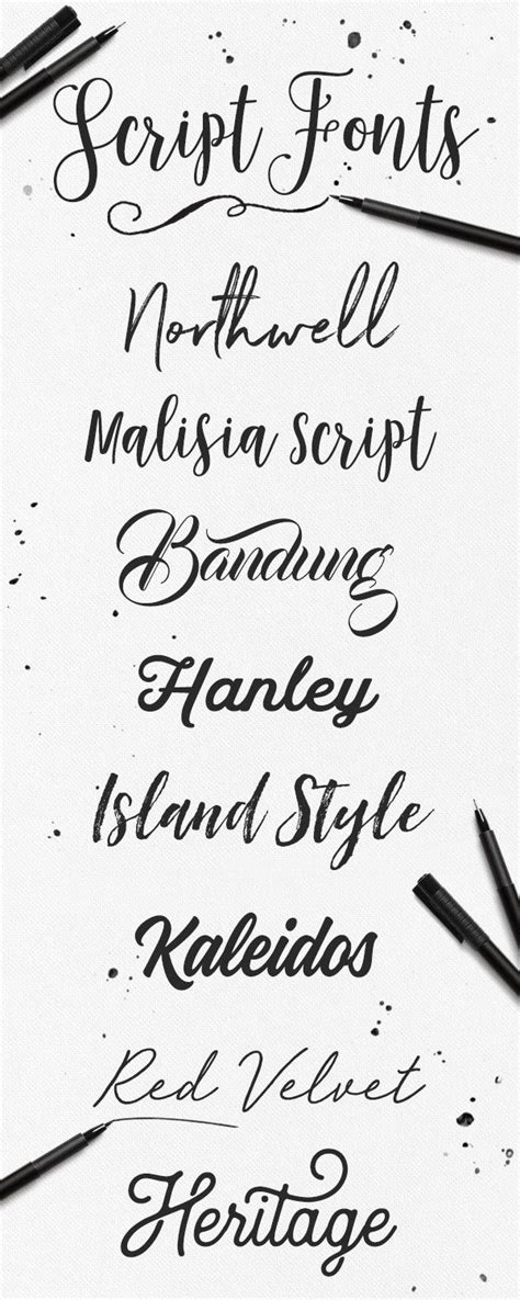 So many great styles to choose from! Check out out ... You can get loads of handwriting fonts.