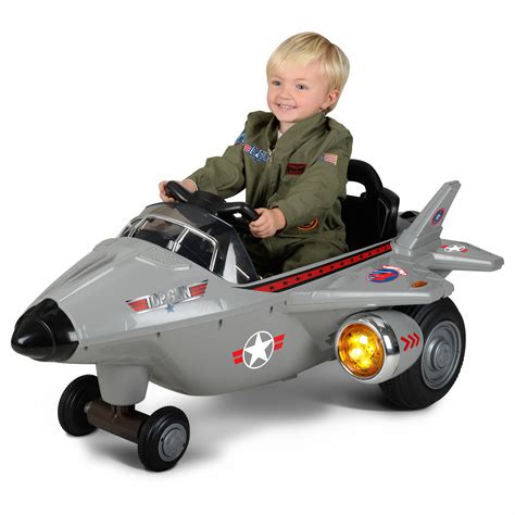 Hyper Toys 6 Volt Top Gun Jet Battery Powered Ride On For Boys And