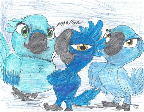 Rio 2 Blu And Jewels Kids By Brookellyn On Deviantart