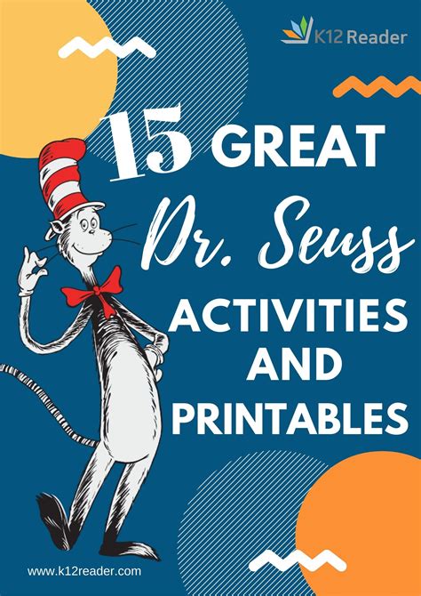 Dr Seuss Reading Activities For Kindergarten
