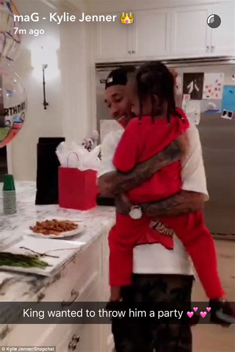 Kylie Jenner And Tygas Son King Cairo Throw Rapper An Early Birthday