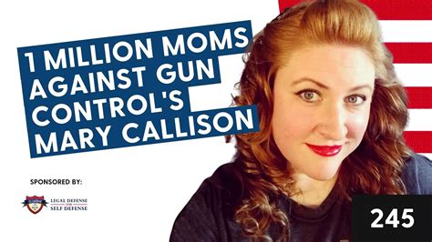 One Million Moms Against Gun Control S Mary Callison Youtube